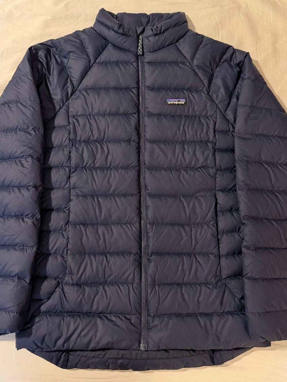 Patagonia Kids' Drop-Tail Down Sweater Jacket Navy XXL 16-18